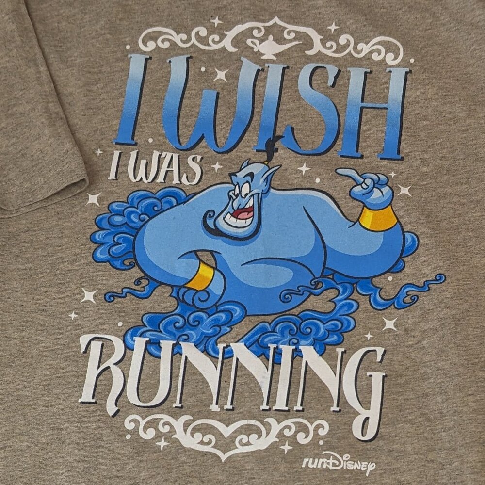 RunDisney Disney Parks T Shirt I WISH I WAS RUNNING